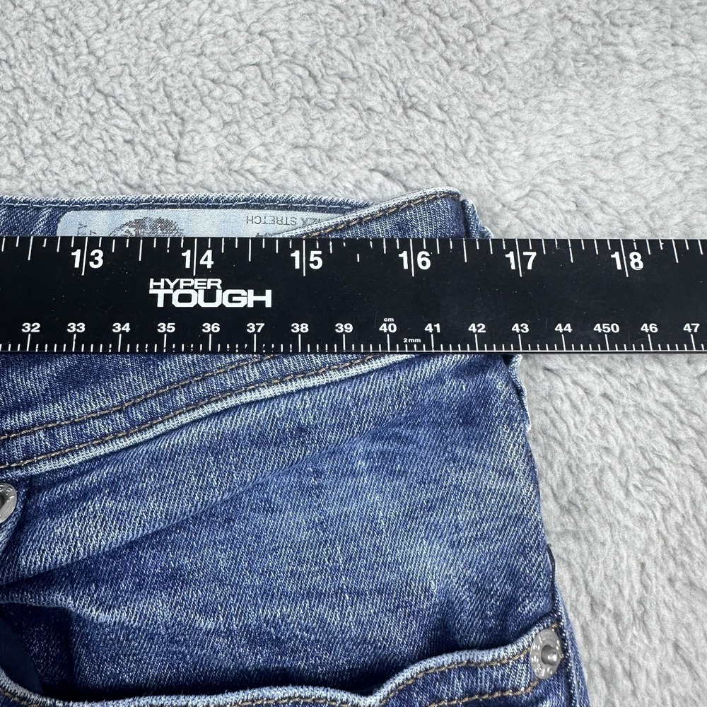 Diesel Jeans Mens 33x34 Zatiny Distressed Regular Bootcut C84ZX Button Fly Blue - Picture 8 of 16